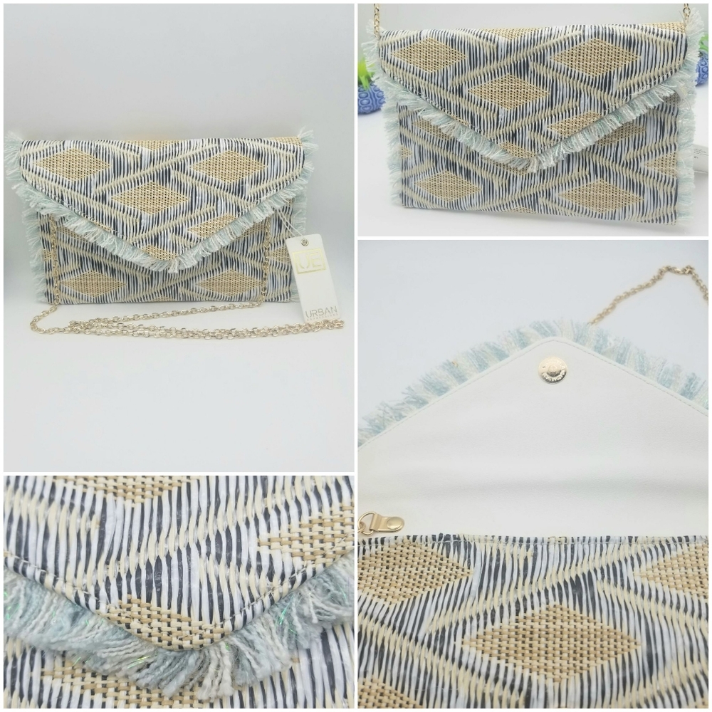 Urban Expressions Straw Clutch